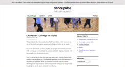 Desktop Screenshot of dancepulse.org
