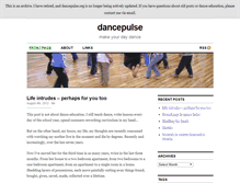 Tablet Screenshot of dancepulse.org